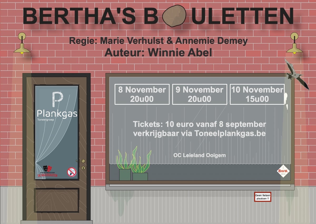 Affiche Bertha's bouletten